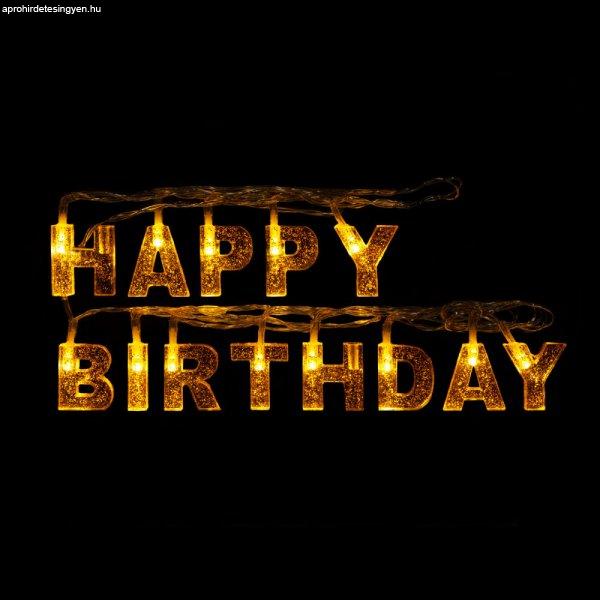 Family Születésnapi LED-es fényfüzér - "Happy Birthday" - 13 LED
- 2 x AA - 2 m (56529B)