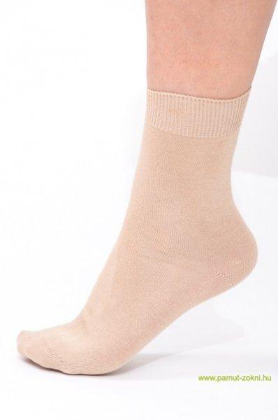 Classic pamut zokni - drapp 47-48