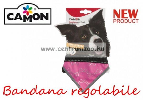 Camon Bandana Regolabile Fluo Rosa - Small - Kendő Kutyáknak (Dc310/2)