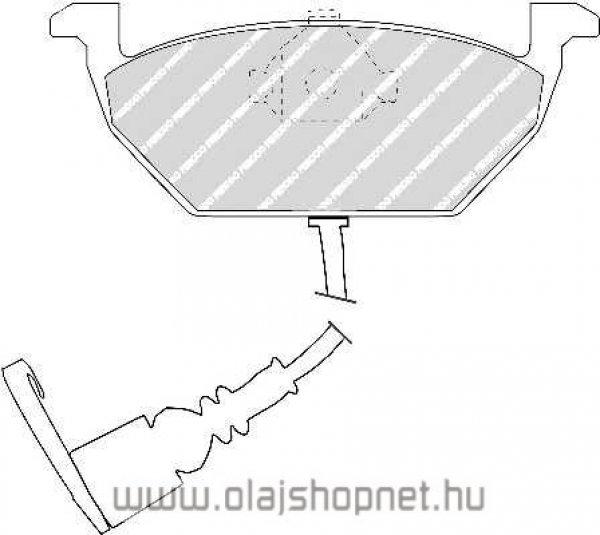 Skoda Fabia 1.0, 1.2, 1.4 i Első Fékbetét FERODO Visszajelzős