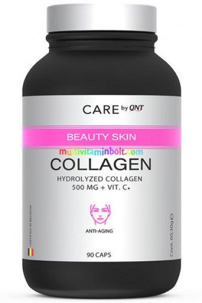 Collagen 90 db kapszula, 500 mg kollagén C-vitaminnal - QNT
