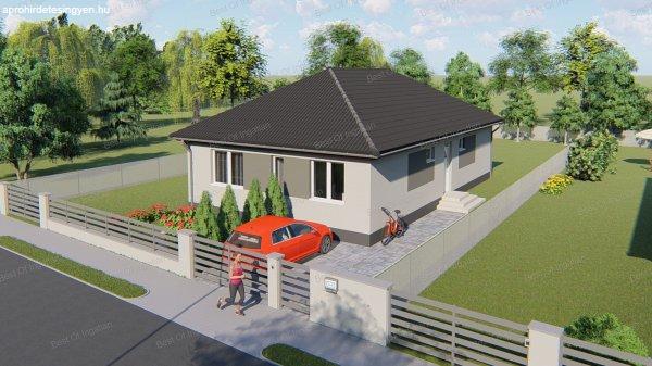 Győrságon  3 szobás+ nappalis, hőszivattyús, napelemes újépítésű
családi ház ELADÓ! 