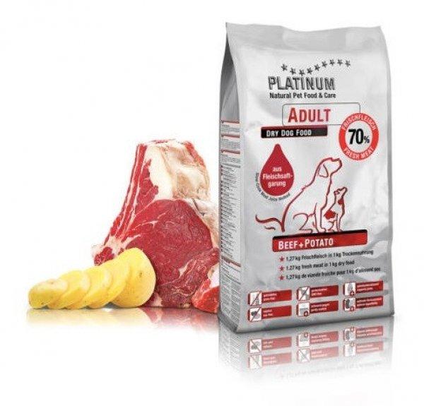 Platinum Natural Adult Beef + Potato 30 kg