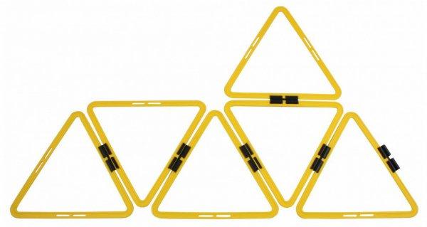 Yellow triangle koordinációs rács szett, 6 db