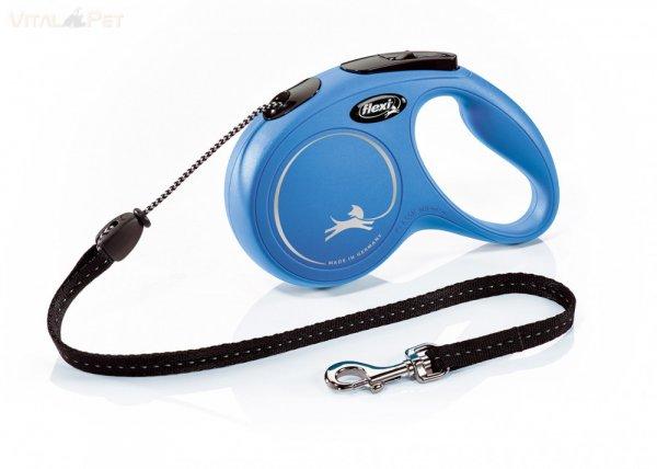 Flexi new zsinóros 5 m classic M 20 kg kék