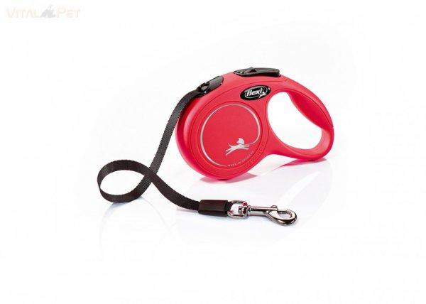 Flexi new szalagos 3 m classic XS 12 kg piros