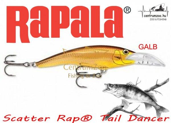 Rapala SCRTD09 Scatter Rap® Tail Dancer 9cm 13g wobbler - GALB színben