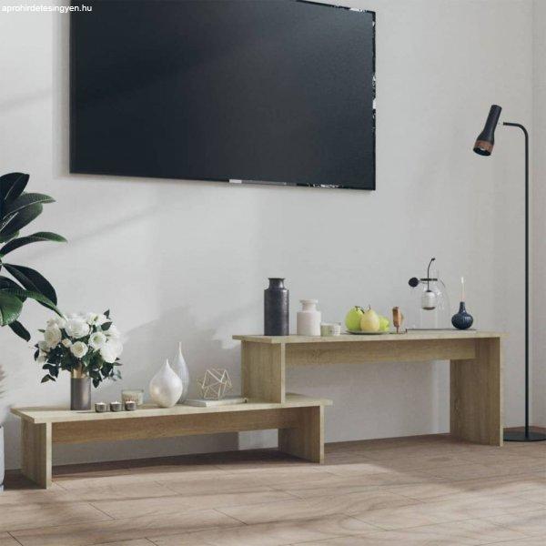 Sonoma tölgy színű forgácslap tv-szekrény 180 x 30 x 43 cm