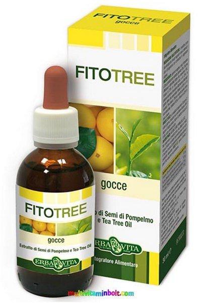 FitoTree 30 ml olaj, Baktériumölő, fertőtlenítő grapefruit, teafa,
rozmaring és kakukkfű - ErbaVita