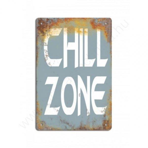 Chill zone retro fémtábla