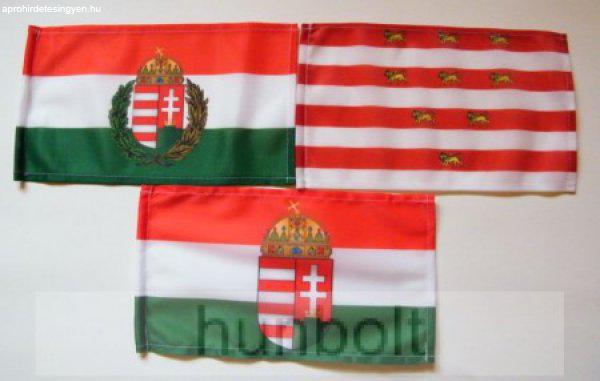 3 db kis zászló (15x25 cm) II.