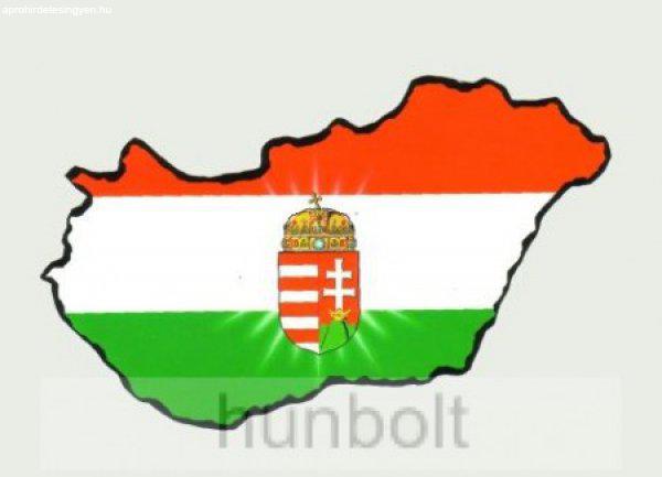 Címeres Magyarország hűtőmágnes 14x8,5 cm