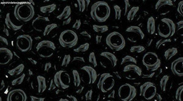 Toho demi round gyöngy - 49 - Opaque Black - 6/0