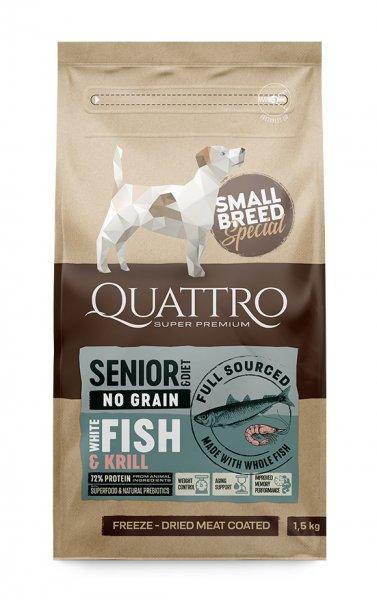 QUATTRO Dog Small Breed MINI Senior/Weight controll 7 kg