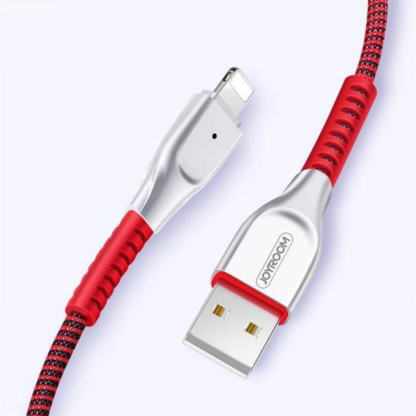 Joyroom S-M368 Stiffness USB Type-C 1M Adatkábel - Piros