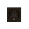 Legrand Valena Life 2P+F csatlakozaljzat burkolat, fekete, 