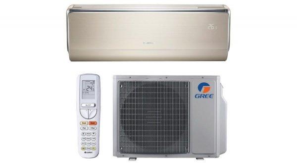 GREE GWH09UB-K6DNA4A U-CROWN CHAMPAGNE ( pezsgőszínű ) 2,7 kW mono oldalfali
klíma szett