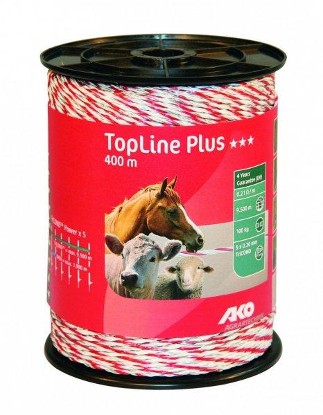 Topline Plus Vp.vezeték 400 m 9x0,3 TriCond fehér/piros