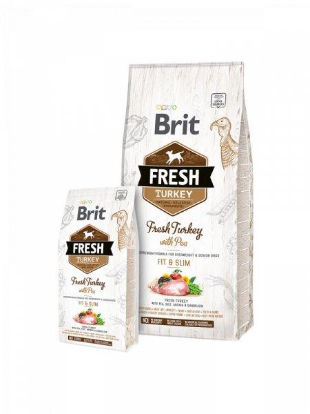 Brit Fresh FIT & SLIM PULYKA & BORSÓ 12 kg
