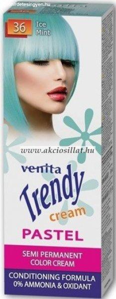 Venita Trendy Ultra Cream 36 Ice Mint hajszínező krém 75ml + 2x15ml