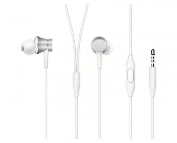 MI IN-EAR Mi Basic gyári sztereó headset - 3,5 mm jack - ZBW4355TY - ezüst