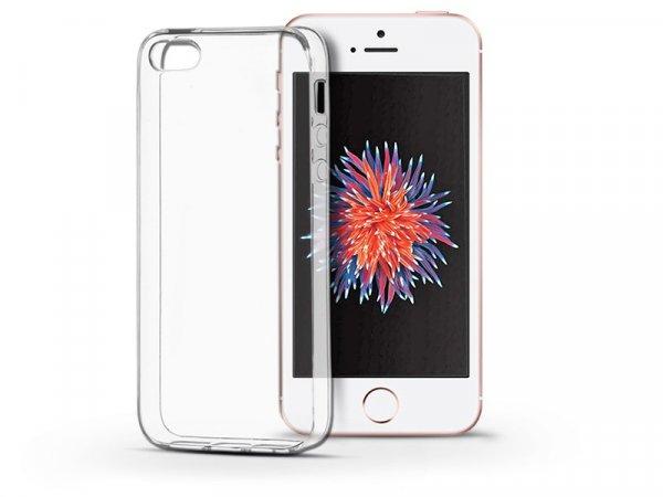 Apple iPhone 5/5S/SE szilikon hátlap - Soft Clear - transparent