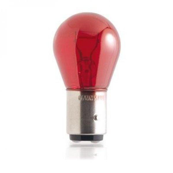 IZZÓ 12V 21W BA15s piros ELBX382R