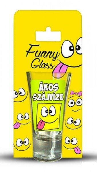Ákos pálinkás pohár