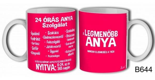 Bögre, Anyák napja, 24 órás anya szolgálat