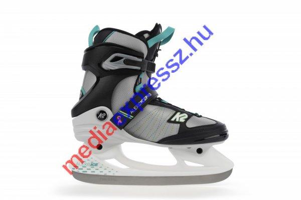 K2 Alexis Ice Pro black/white/teal jégkorcsolya 