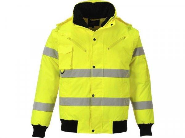 C467 - Hi-Vis 3 az 1-ben bomber kabát - Sárga