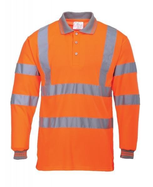 S277 - Hi-Vis hosszú ujjú pólóing - narancs