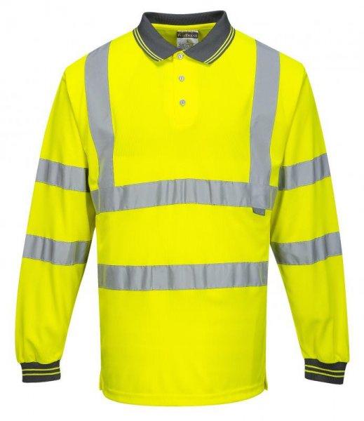 S277 - Hi-Vis hosszú ujjú pólóing - sárga