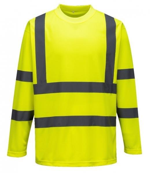 S178 - Hi-Vis hosszú ujjú póló - sárga