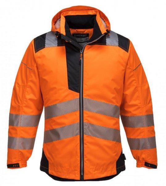 T400 - Vision Hi-Vis télikabát - narancs / fekete