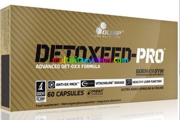 Detoxeed-Pro 60 db kapszula, máj méregtelenítés, tejcsalán, articsóka,
csalán, áfonya, kurkuma rizóma, fekete bors, kolin, spirulina - Olimp Sport
Nutrition