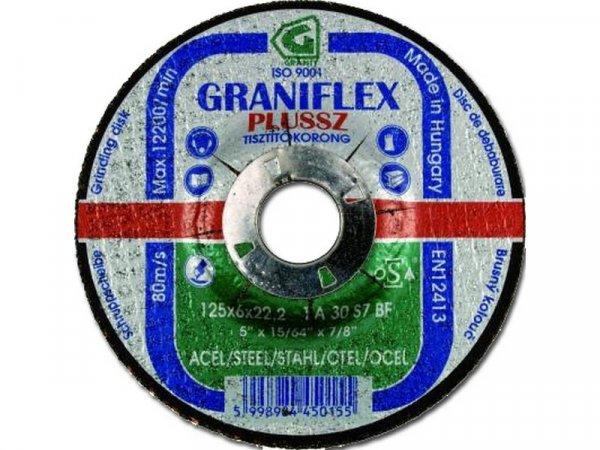 Tisztítókorong Fém 125x6 Graniflex/10 db