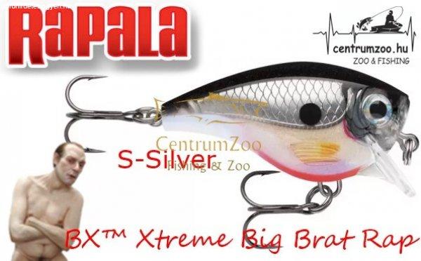 Rapala Bxbb06 Bx™ Xtreme Big Brat Rapala Wobbler 7Cm 21G - S -Silver Színben