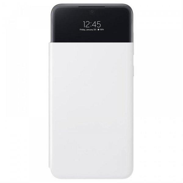 Samsung Galaxy A33 5G s-view wallet cover, Fehér