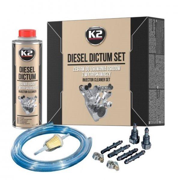 K2 DICTUM injektor tisztító diesel üzemanyag adalék SZETT