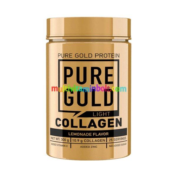Collagen Marha kollagén italpor - Light Lemonade 300g - PureGold