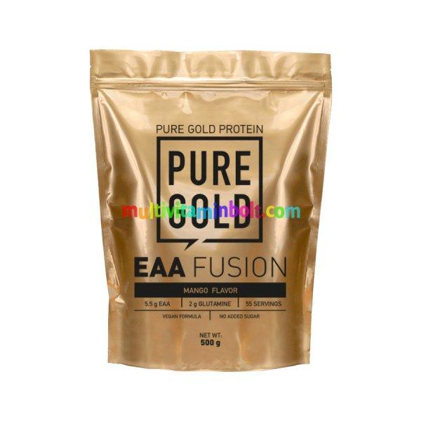 EAA Fusion ízesített esszenciális aminosav italpor - Mangó 500g - PureGold