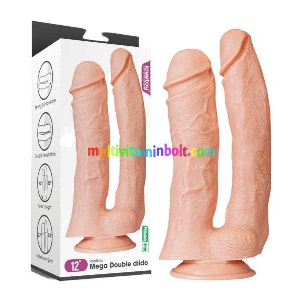 Lovetoy - Realistic Mega Double Dildo 12 inch