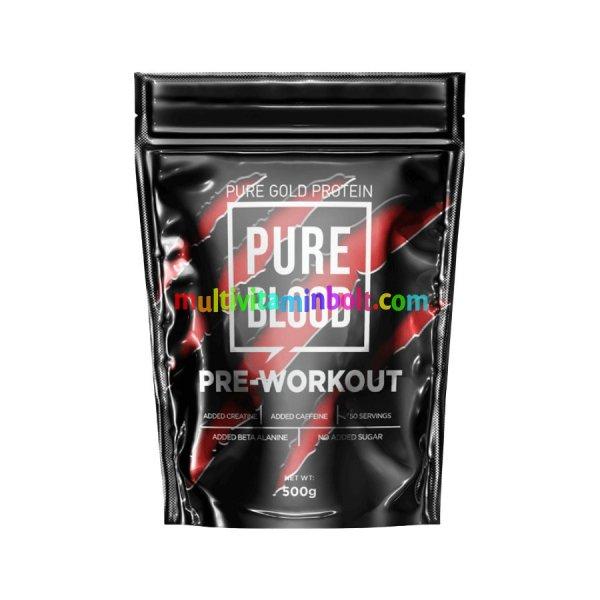 Pure Blood edzés előtti energizáló - 500g - Cola - PureGold