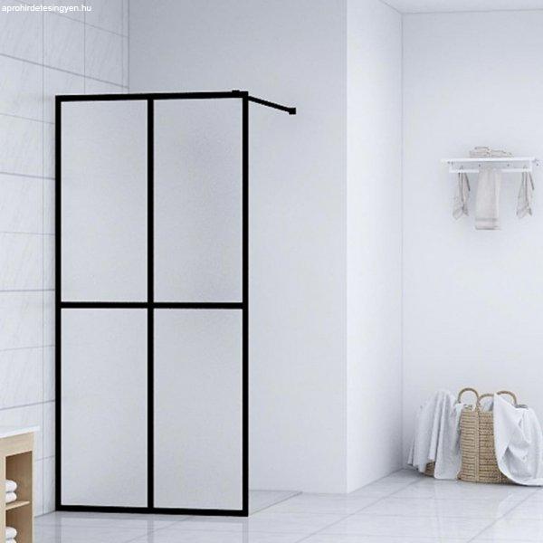 Homályosított edzett üveg zuhanyfal 80 x 195 cm