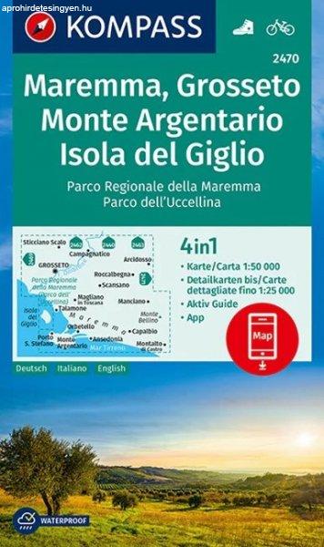 WK 2470 - Maremma, Grosseto, Monte Argentario, Isola del Giglio - KOMPASS