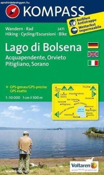 WK 2471 - Lago di Bolsena (Acquapendente - Orvieto - Pitigliano - Sorano) -
KOMPASS