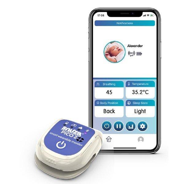 Snuza Pico 2 hordozható babafigyelő készülék