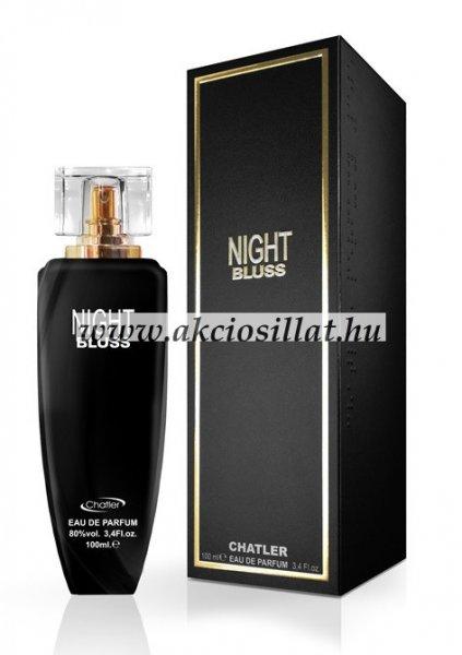 Chatler Bluss Night Women EDP 100ml / Hugo Boss Nuit Pour Femme parfüm utánzat
női