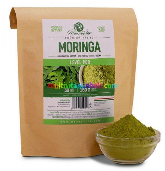 Moringa őrlemény, 150 g, Prémium nyers moringa Oleifera levél por -
Mannavita